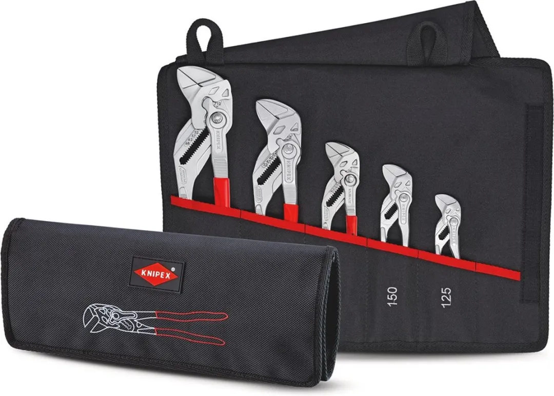 Knipex 001955S4 Sleuteltangenset 5-delig - 125/180/250/300mm