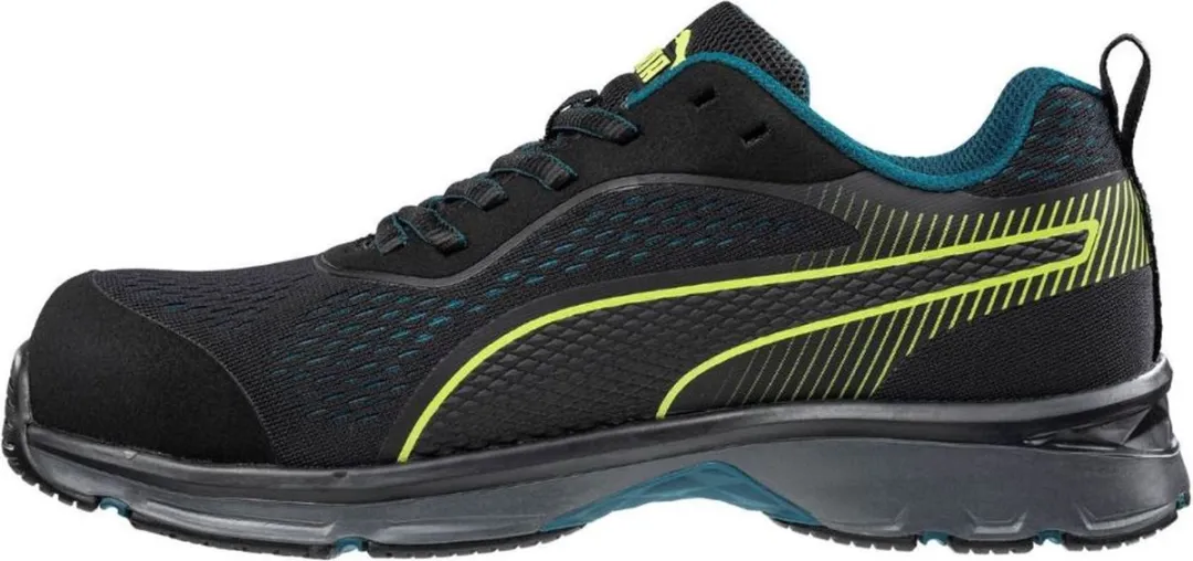 PUMA Fuse Knit S1P Veiligheidsschoen - Blauw 38