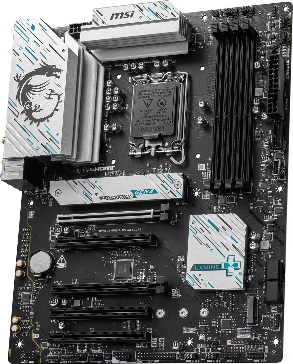 MSI B760 GAMING PLUS WIFI DDR4 Moederbord - ATX - afbeelding 6 van 6