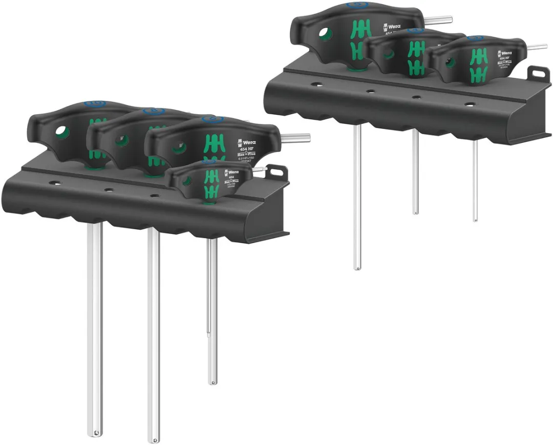 Wera 05023450001 9-delige Hex-Plus T-Greep Schroevendraaierset