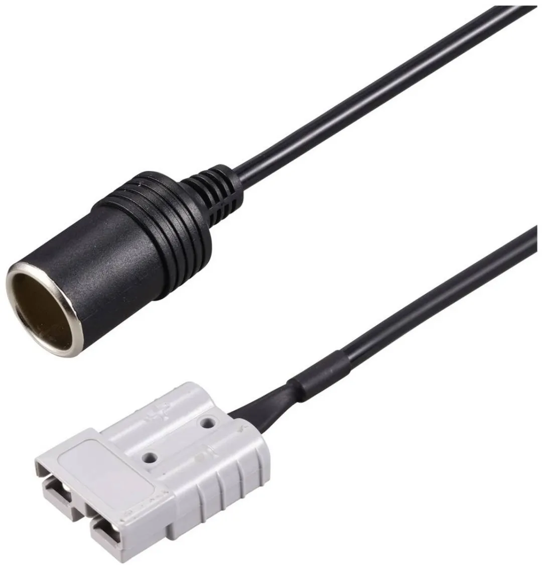 Tru Components TC-12195696 Hoogstroomstekker Sigarettenaansteker - 12V - Zwart