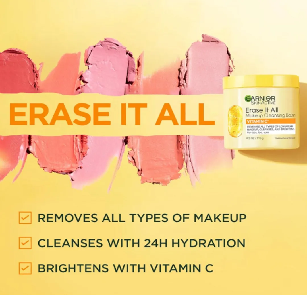 Garnier Erase It All Make-up Cleanser Balm 119g - Vitamine C - afbeelding 6 van 6