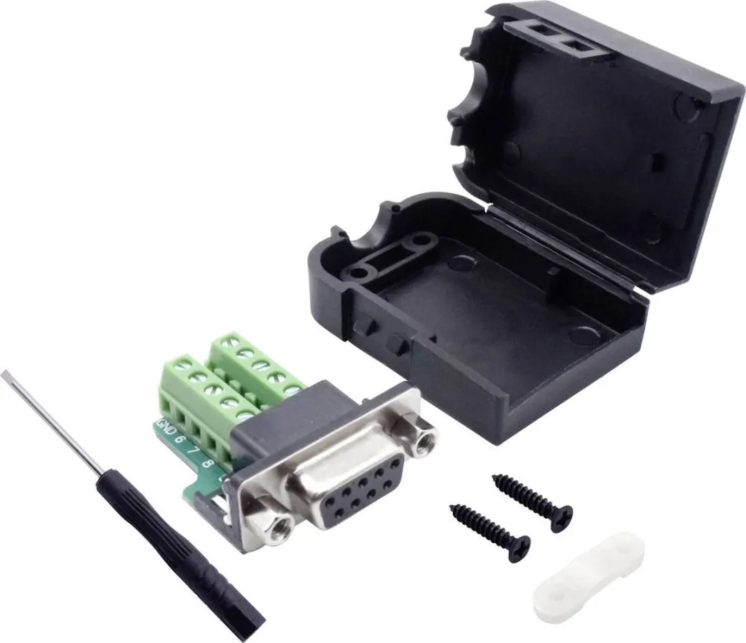 Tru Components T1904C091 D-sub Vrouwelijke Inbouwconnector - 9 Polig