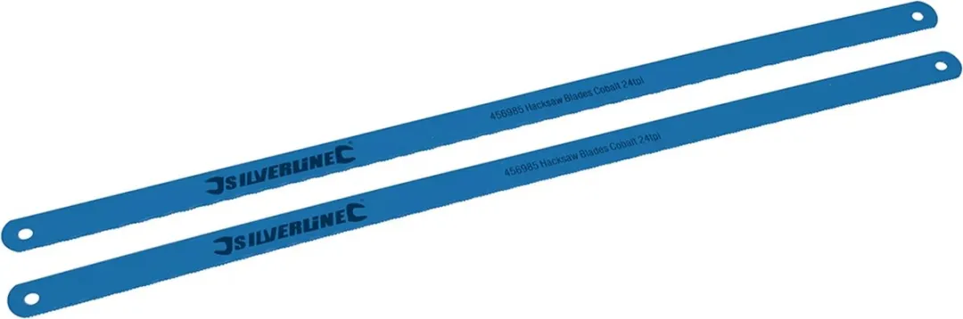 Silverline Kobalt Metaalzaagblad 24 Tpi - 2 Stuks