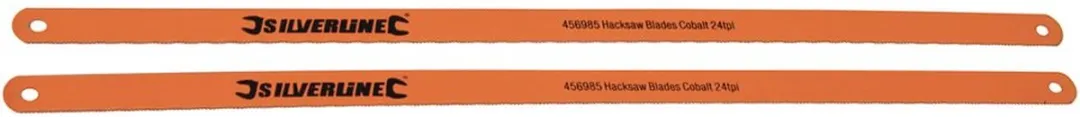 Silverline Kobalt Metaalzaagblad 24 Tpi - 2 Stuks