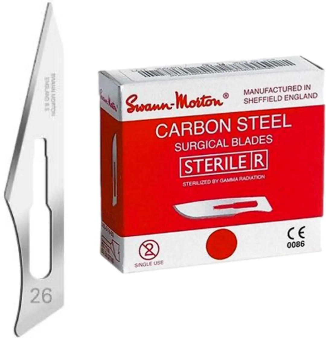 Swann Morton Mes 26 RVS - 100 Stuks