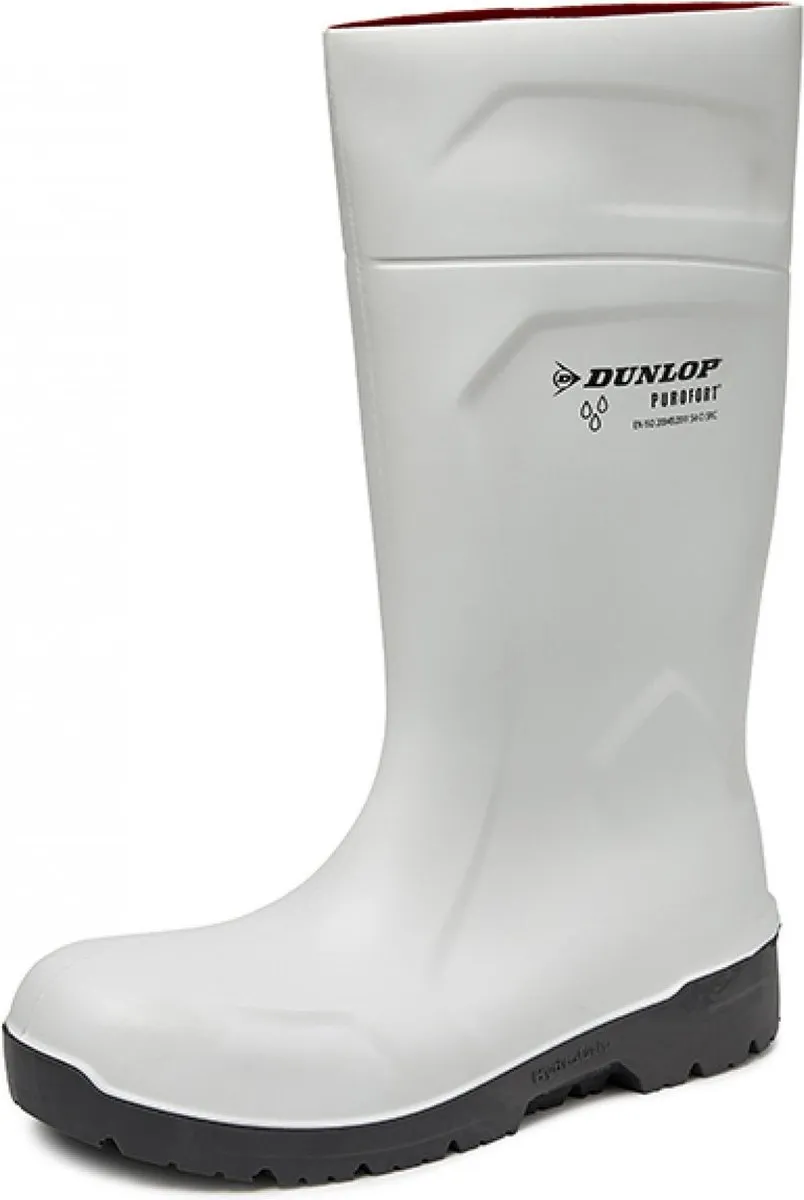Dunlop Purofort CB71431 Knielaarzen Wit