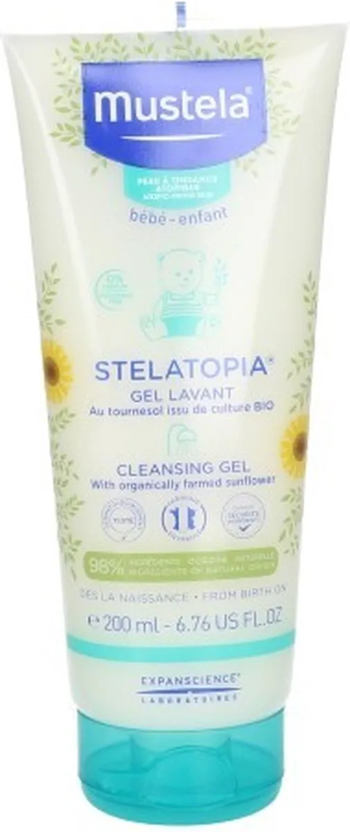 Mustela Stelatopia Douchegel 500ml - afbeelding 6 van 6