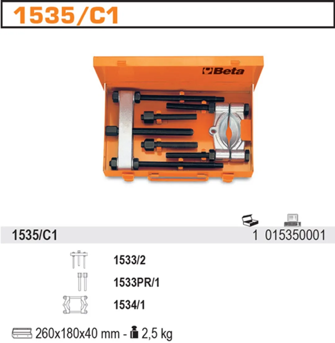 Beta 1535/C1 Tractorset - Verlengstukken & Separator - afbeelding 3 van 4