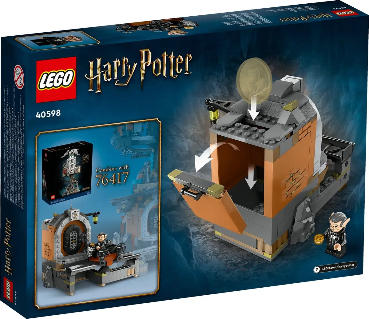 LEGO Harry Potter Kluis 40598 - 212 Stukken - Meerkleurig