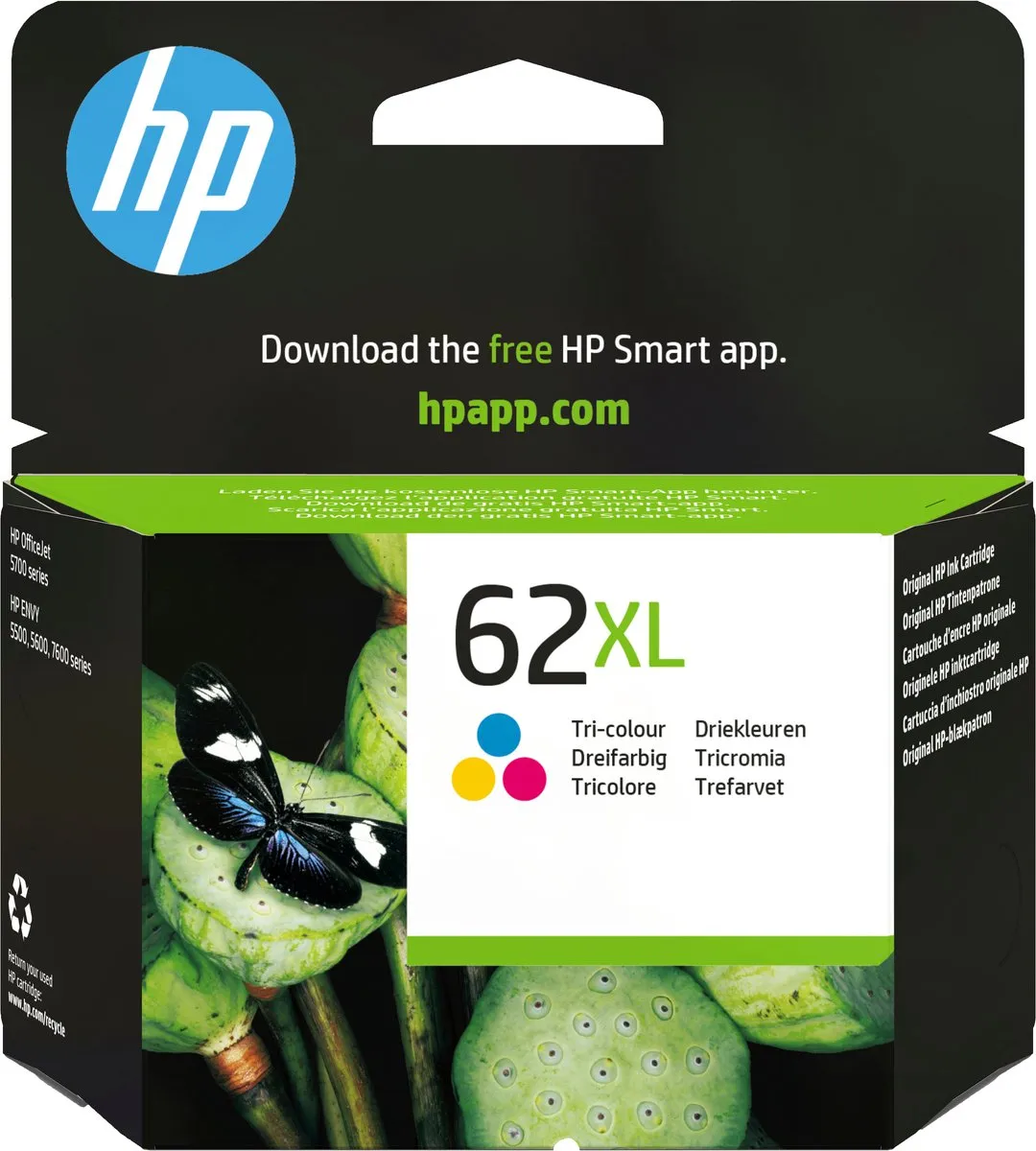HP 62XL Inktcartridge