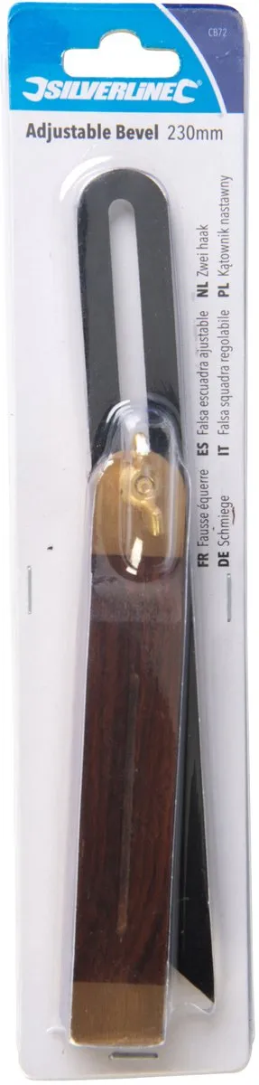 Silverline Zweihaak CB72 - 230mm - Hardhouten handvat