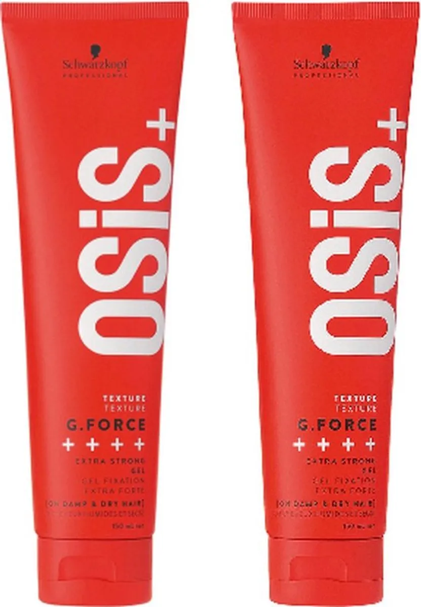 Schwarzkopf Professional OSiS+ G. Force Texture Styling Gel - 2x150ml