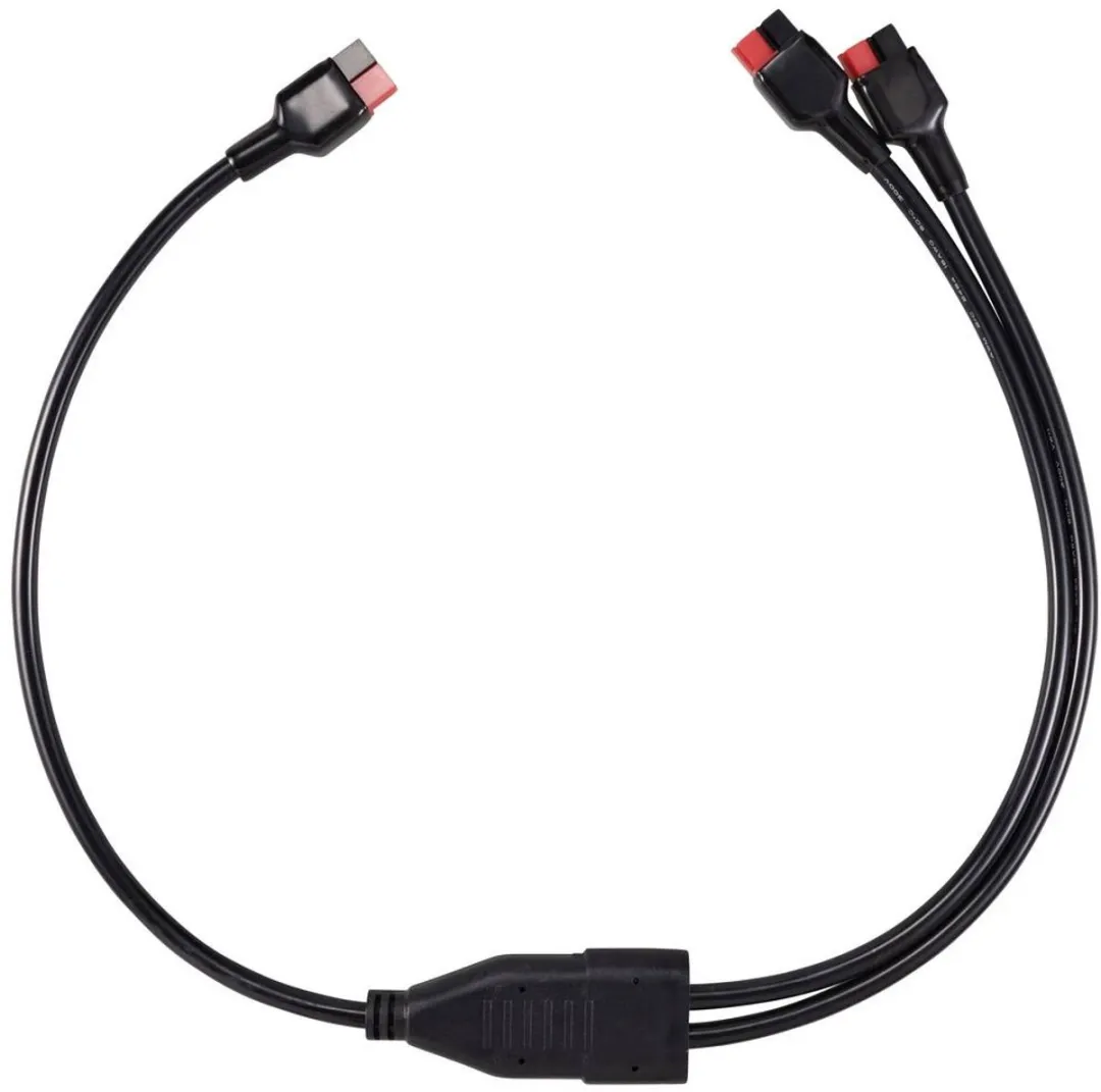 TRU Components TC-12195708 Accu-aansluitverdeelkabel - 1 Stuk - Zwart