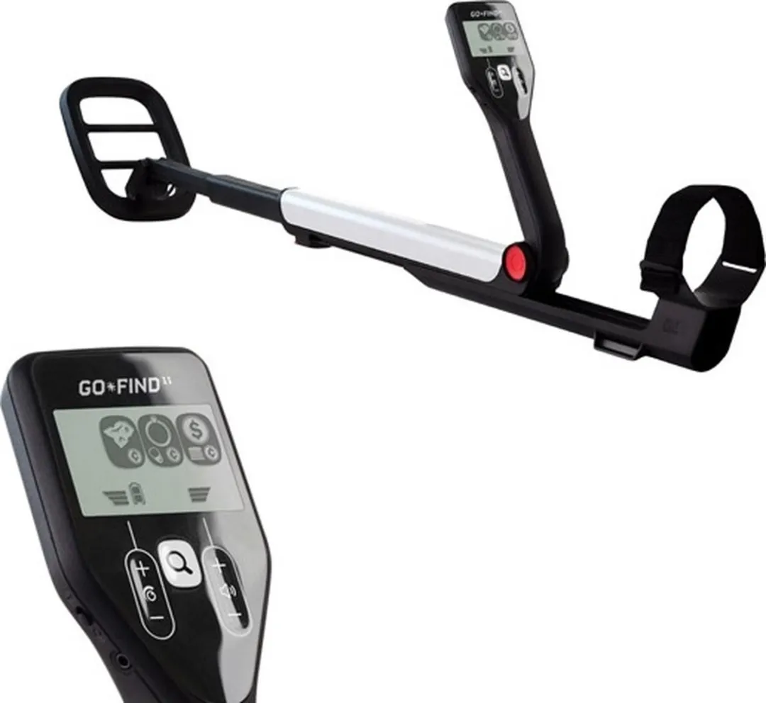 Minelab GO-FIND 11 metaaldetector voor kinderen en volwassenen - super compact - eenvoudige bediening - waterdichte zoekschijf - 2 jaar garantie
