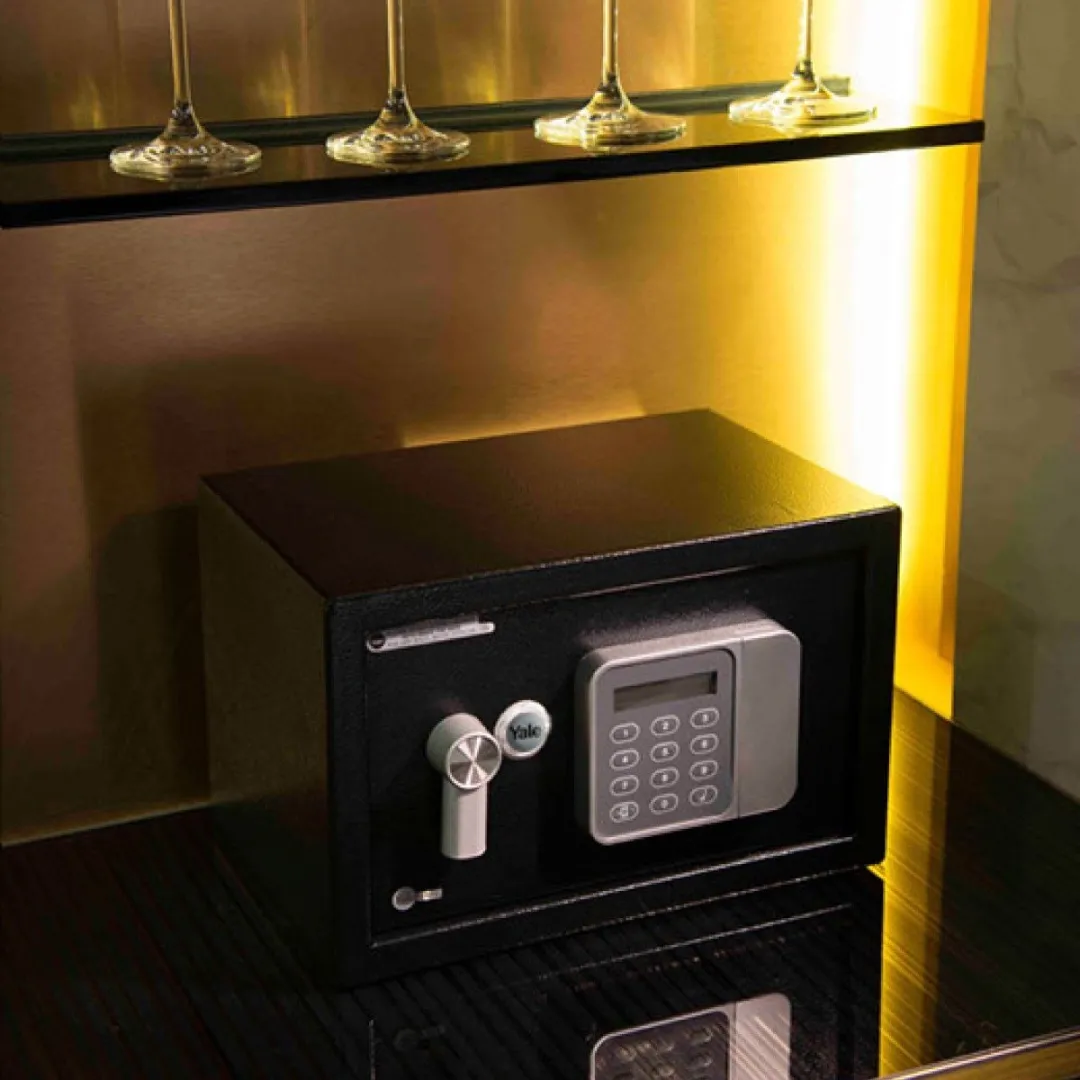 Yale DB2 Elektronische Gastenkluis Alarm - 8.6L - Zwart