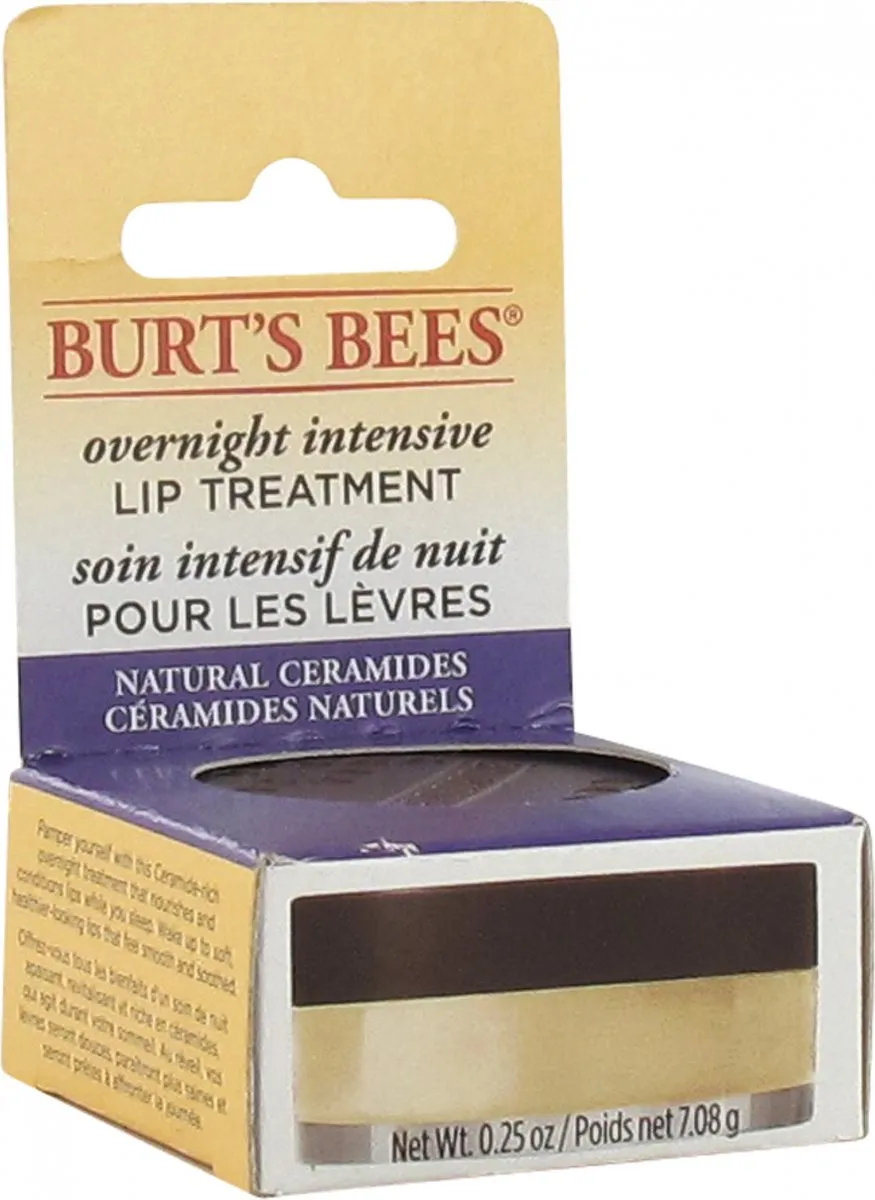 Burt's Bees Overnight Lip Treatment - 7.08ml Transparant