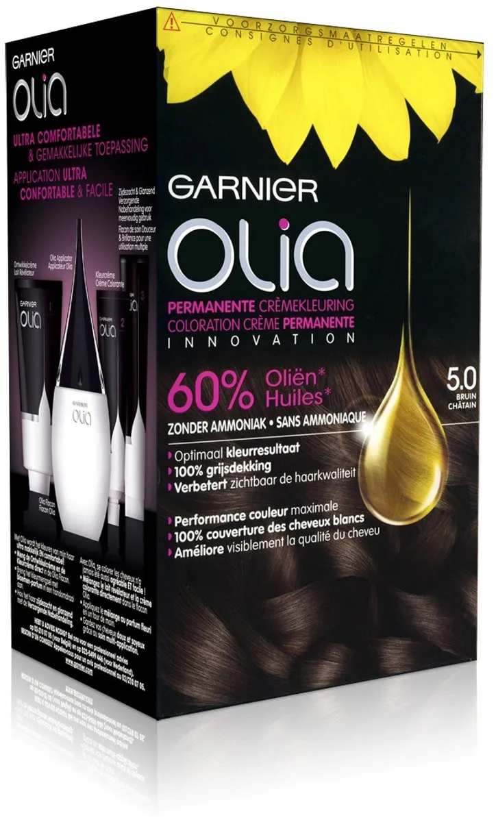 Garnier Olia 5.0 Lichtbruin Haarverf 986ml