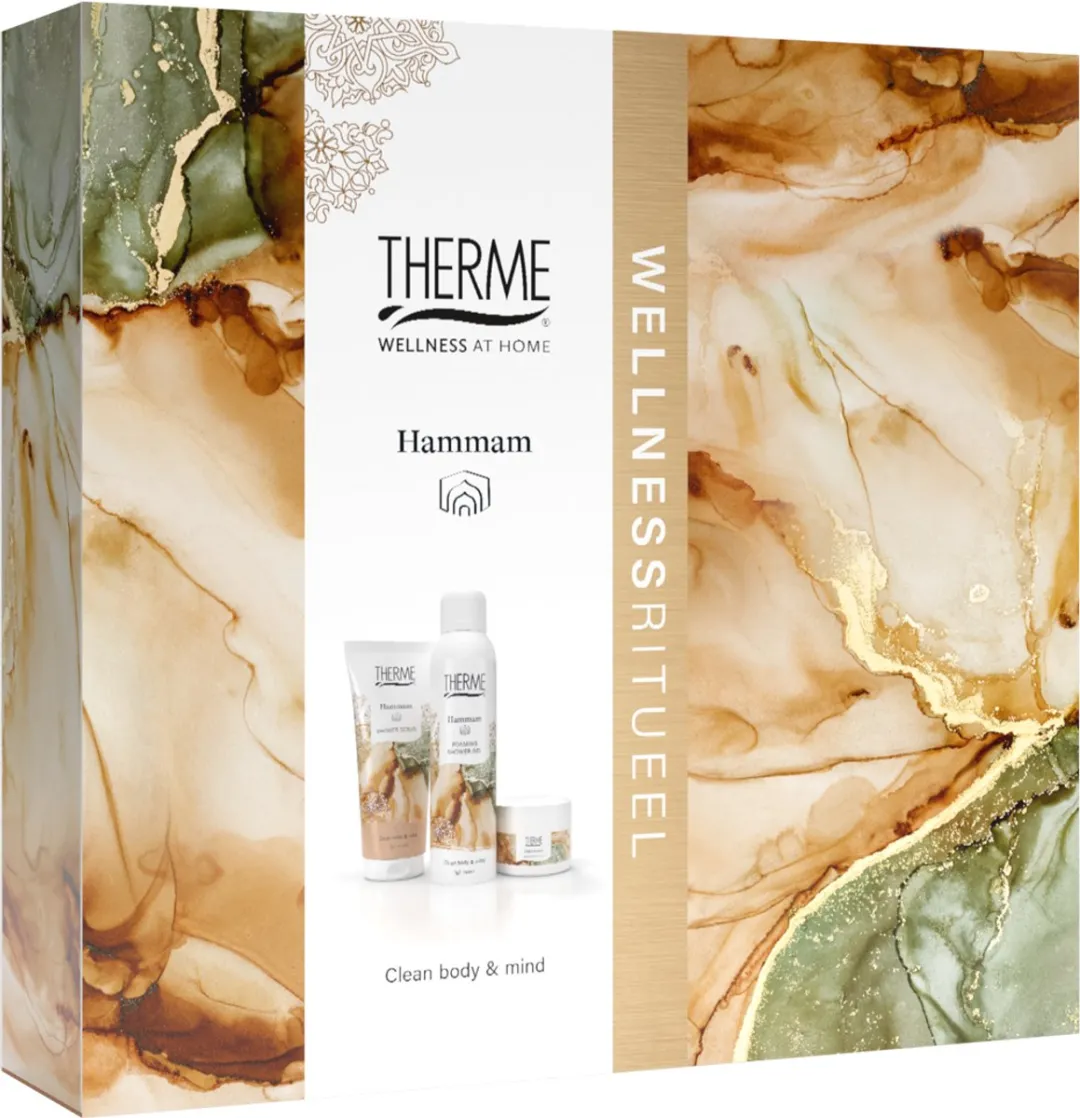 Therme Hammam Wellness Treatment Geschenkset - 3 Stuks