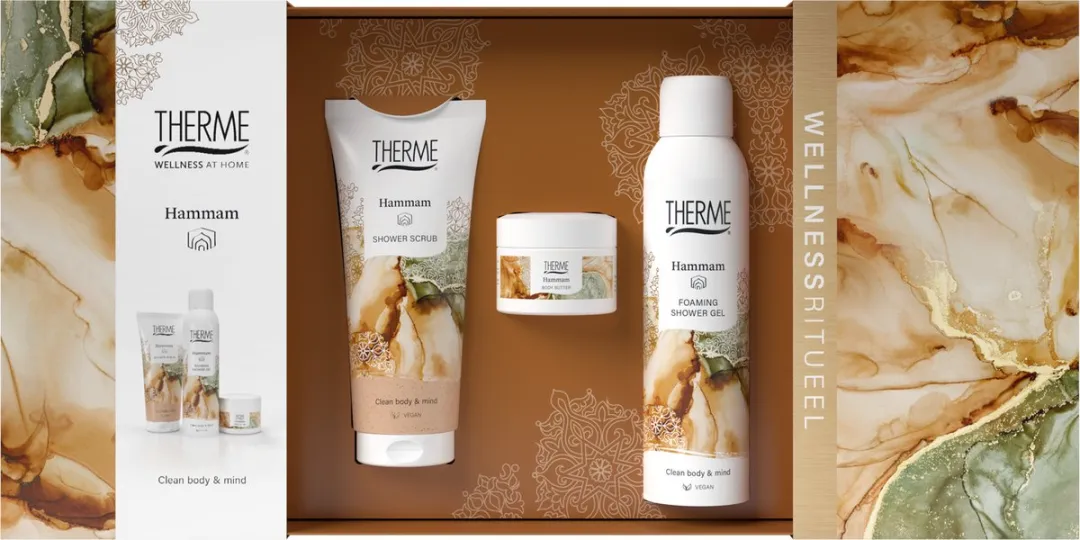 Therme Hammam Wellness Treatment Geschenkset - 3 Stuks