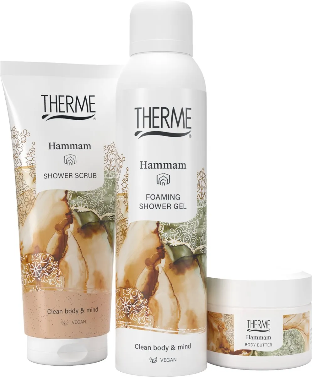 Therme Hammam Wellness Treatment Geschenkset - 3 Stuks