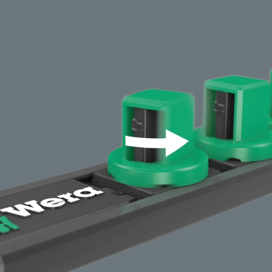 Wera Cyclops Magnetische Kogelsleutelset 1/4" - 9 Stuks
