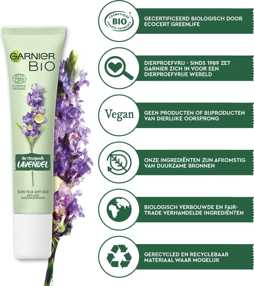 Garnier Bio Anti-age Oogcrème 15ml