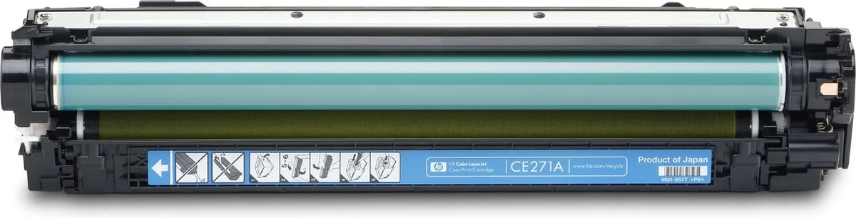 HP CE271AC Cyan Toner - 15.000 pagina's - afbeelding 3 van 5