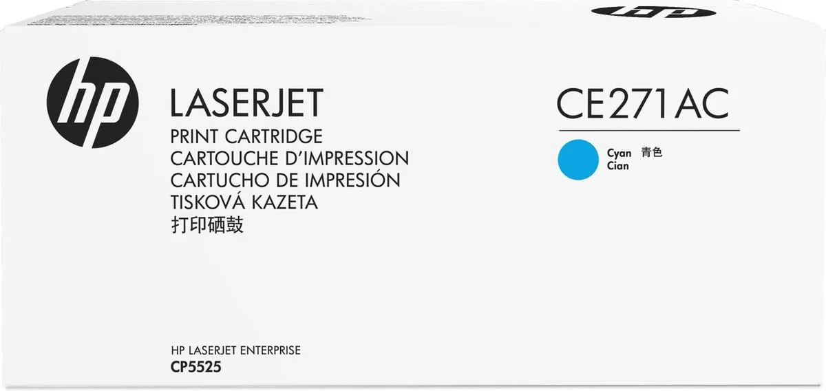 HP CE271AC Cyan Toner - 15.000 pagina's - afbeelding 2 van 5