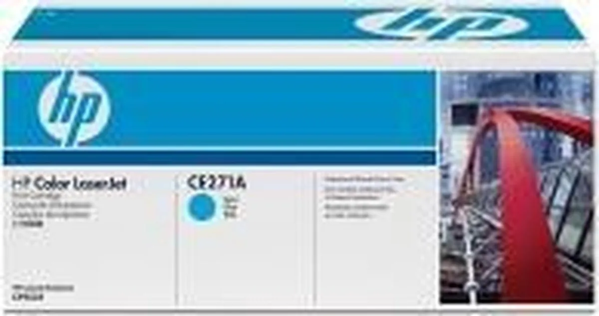 HP CE271AC Cyan Toner - 15.000 pagina's - afbeelding 5 van 5
