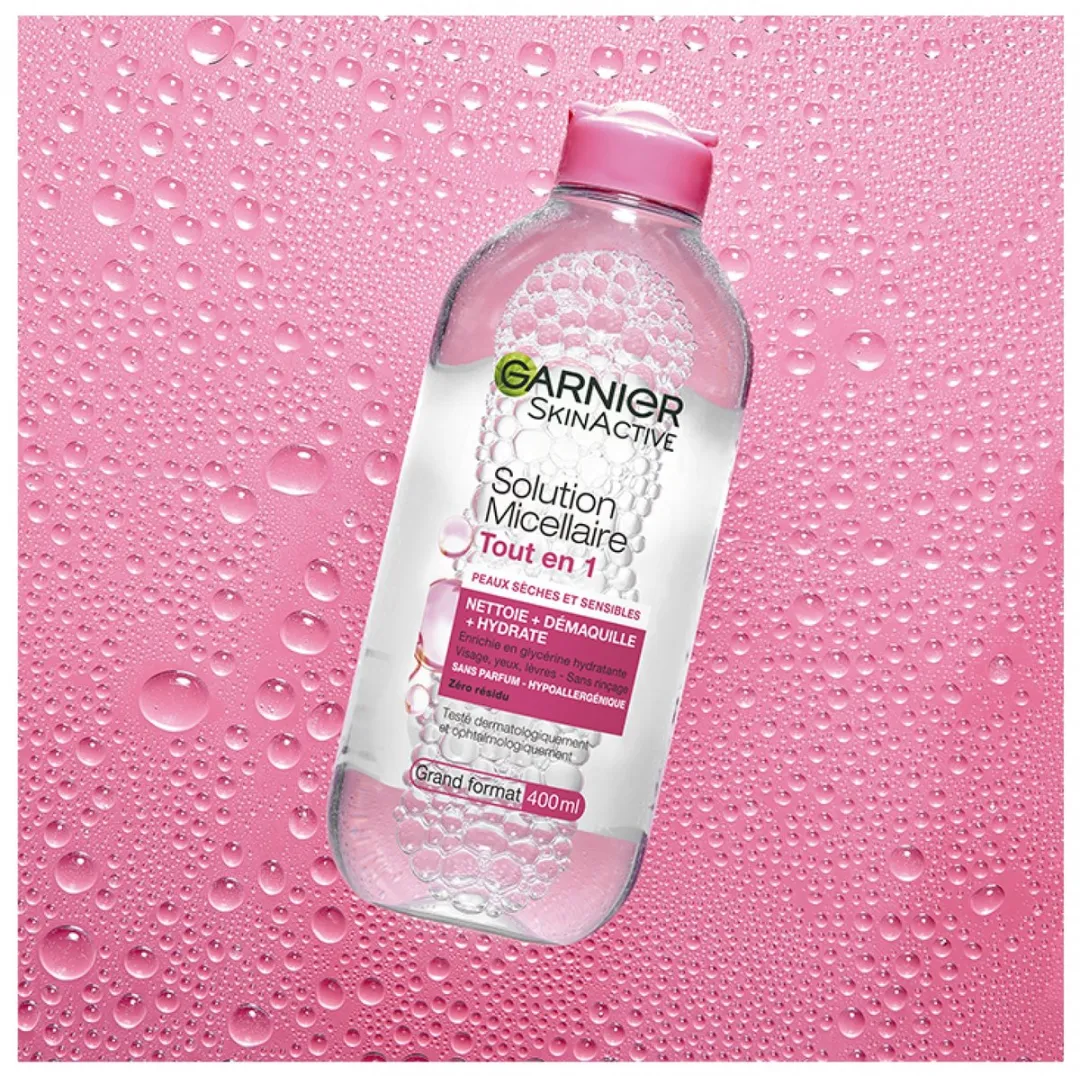 Garnier SkinActive Micellaire Oplossing 400ml - Droge & Gevoelige Huid