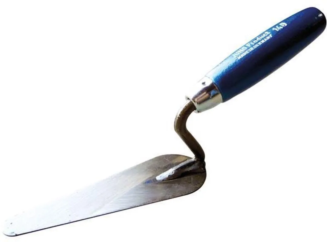 Jung-Henkelmann Kattetong Troffel 140x48mm RVS - Zilver/Blauw
