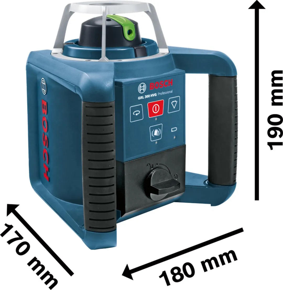 Bosch Professional GRL 300 HVG Rotatielaser - met Ontvanger & Accu - afbeelding 2 van 6