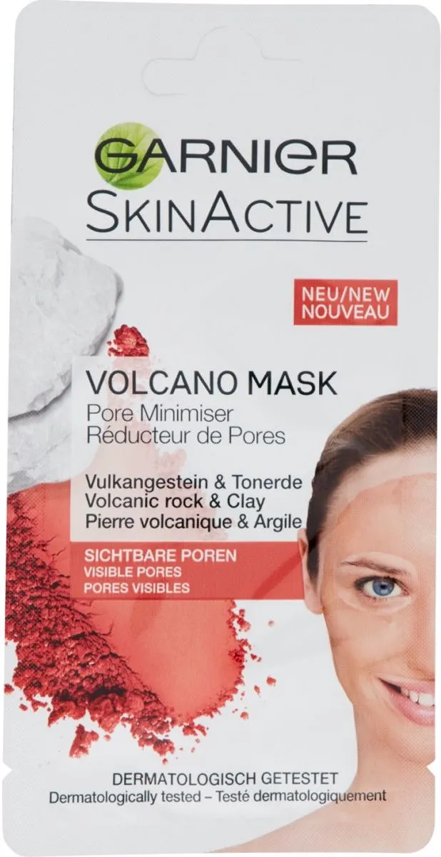 Garnier SkinActive Volcanische Steen Masker 8ml - Rood Terra