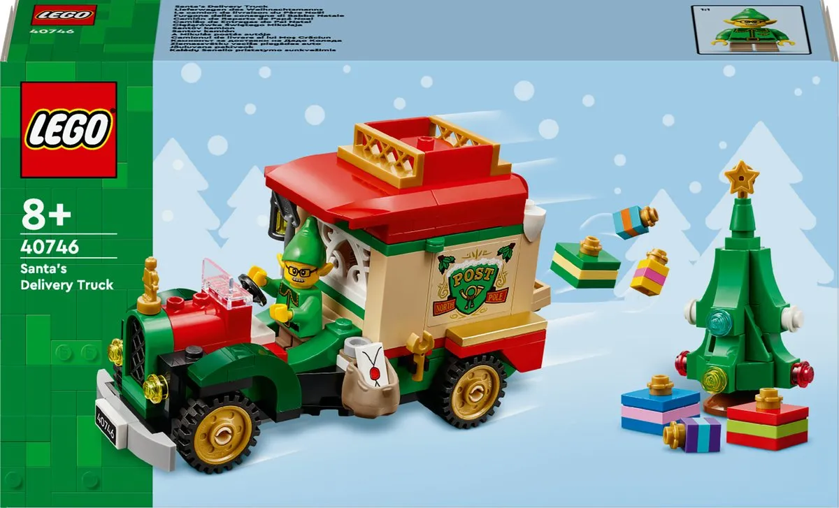 LEGO Bezorgtruck Kerstman - 224 Stukken - 1 Minifiguur