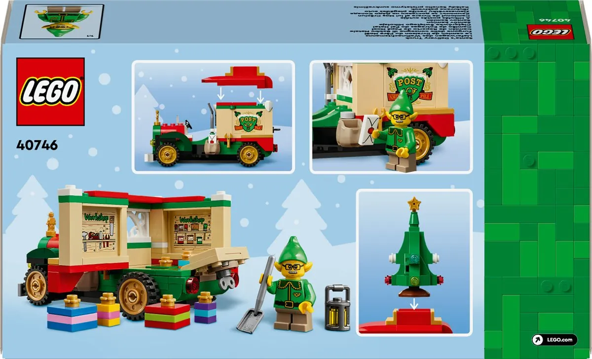 LEGO Bezorgtruck Kerstman - 224 Stukken - 1 Minifiguur