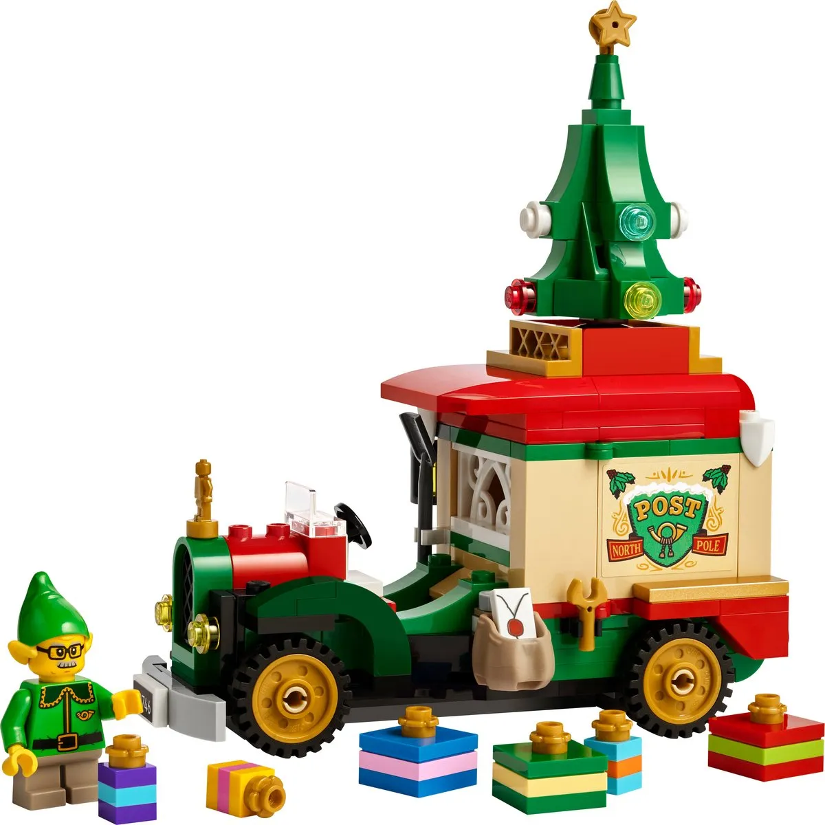 LEGO Bezorgtruck Kerstman - 224 Stukken - 1 Minifiguur