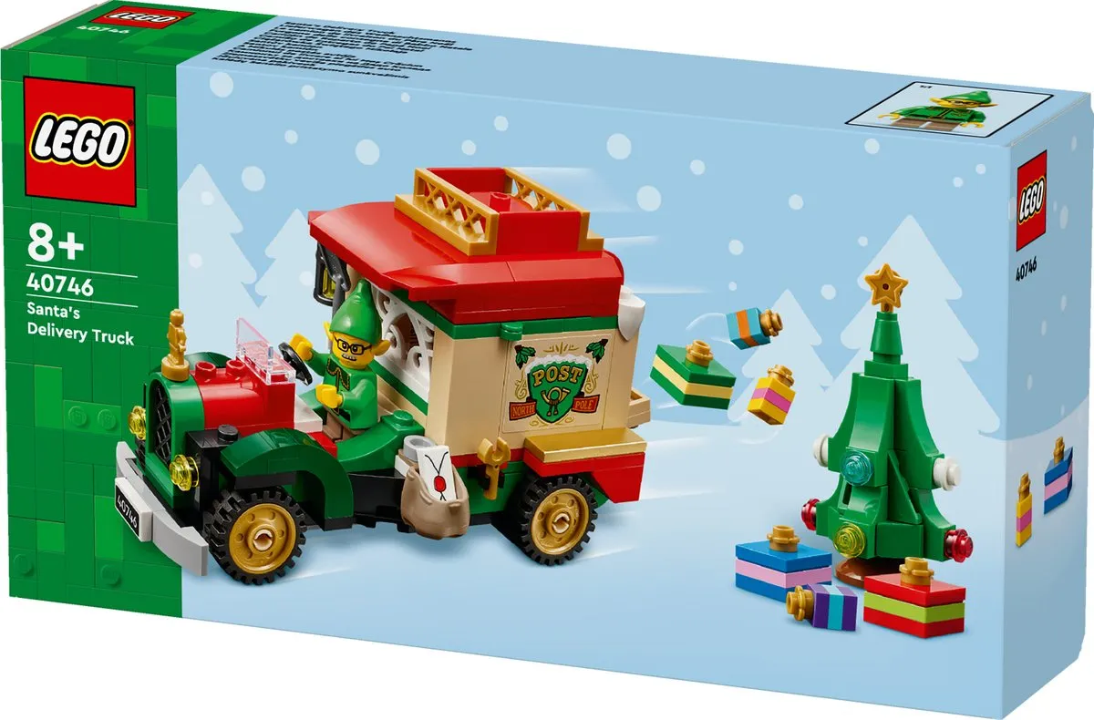 LEGO Bezorgtruck Kerstman - 224 Stukken - 1 Minifiguur