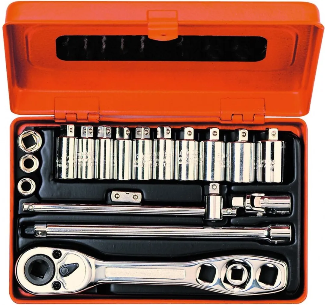 Bahco R6725MK Dopsleutelinzetset 1/4"
