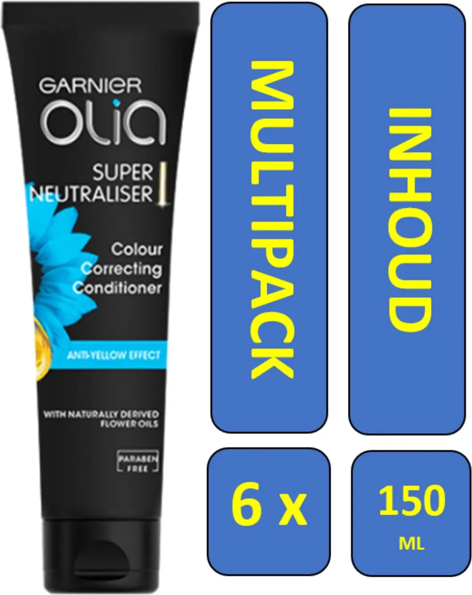 Garnier Olia Super Neutraliser Haar Masker 6x150ml
