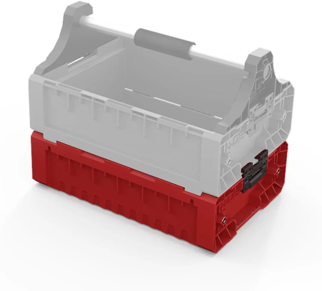 Toolbrothers RHINO L Ultra Open Gereedschapskoffer - Rood - afbeelding 2 van 6
