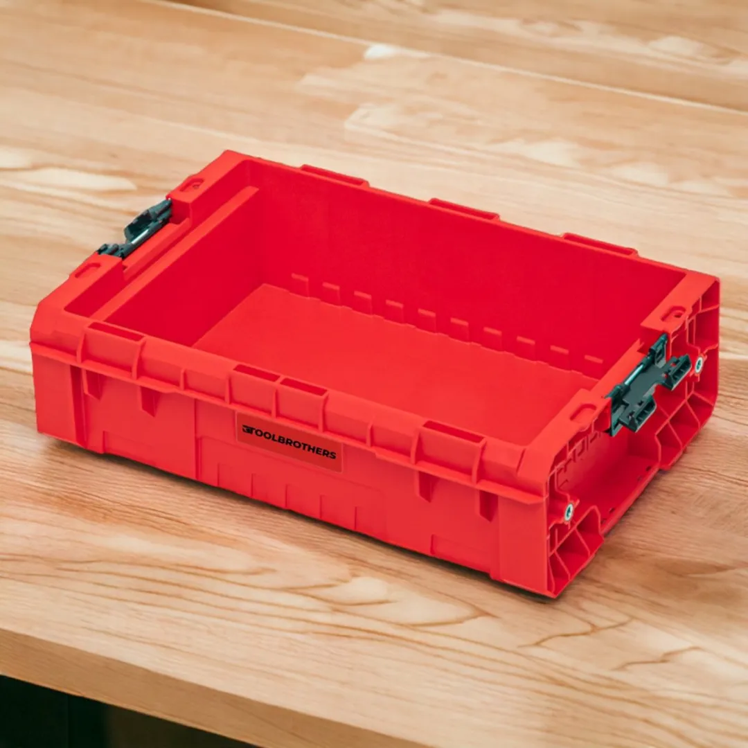 Toolbrothers RHINO L Ultra Open Gereedschapskoffer - Rood - afbeelding 4 van 6