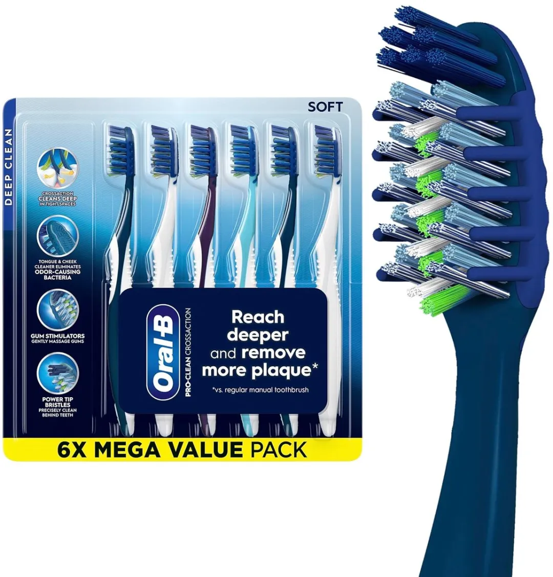 Oral-B CrossAction All In One Zachte Tandenborstels
