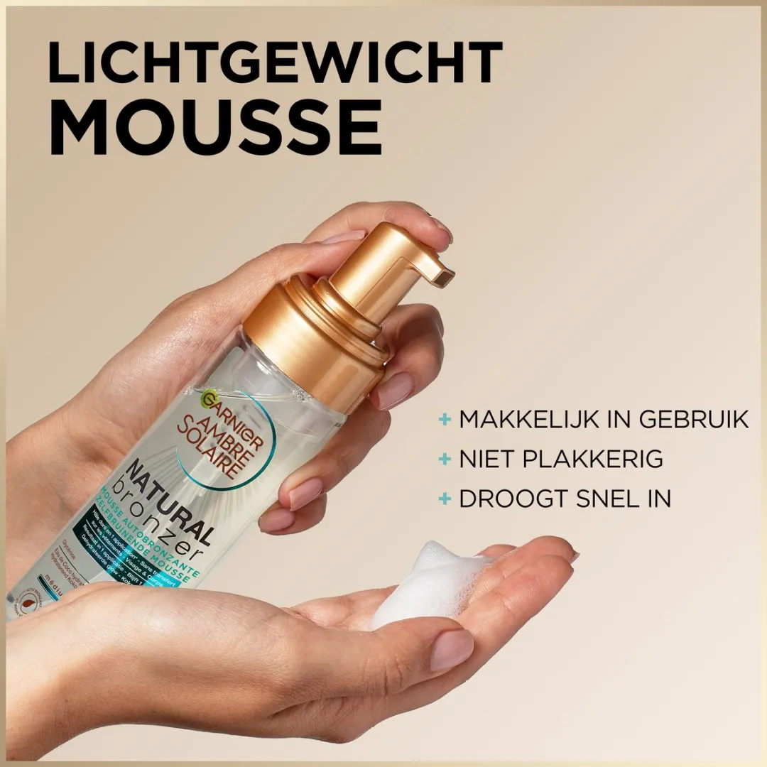 Garnier Ambre Solaire Self Tan Mousse 200ml - Medium