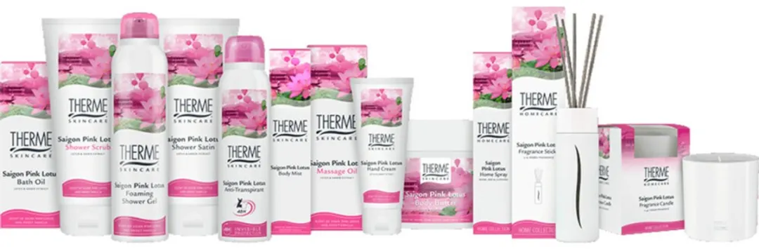 Therme Saigon Pink Lotus Hydra+ Bodylotion - 3x250ml