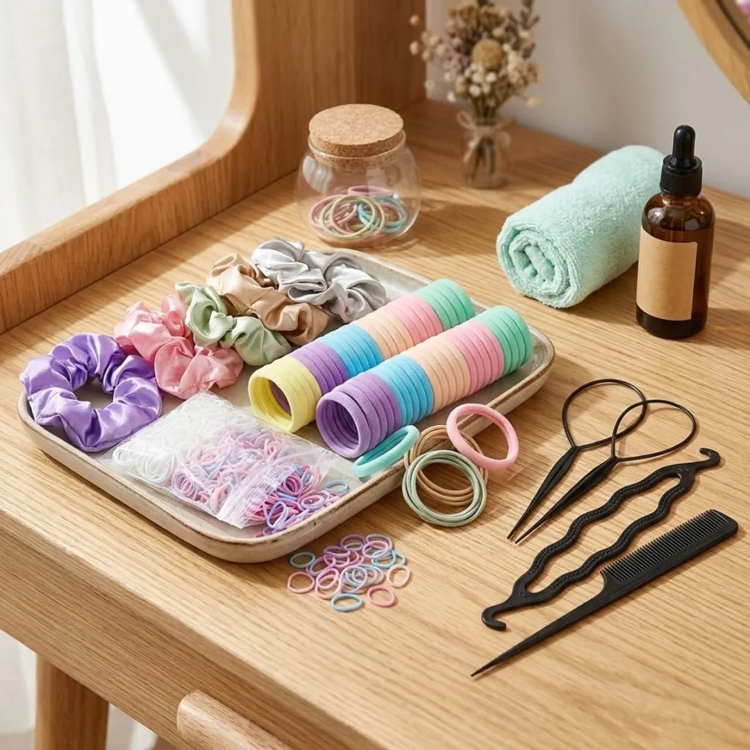 NuveX Haarzorgset 1109 Stuks - Pastel Multicolor