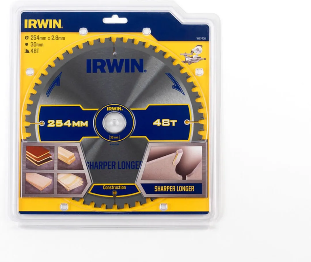Irwin Construction 1897428 Cirkelzaagblad - Ø254mm 48T