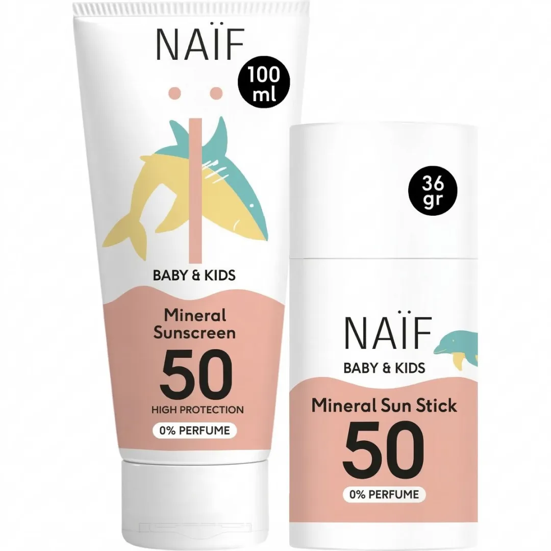 Naïf Minerale Zonnebrand Voordeelset SPF50
