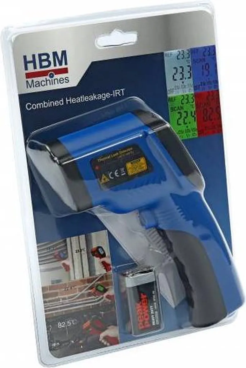 HBM Digitale Infrarood Temperatuurmeter - Lekkagevinder Blauw