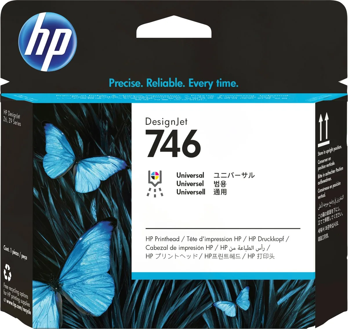 HP P2V25A Inktcartridge - Transparant